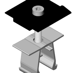 Mittelklemme Schwarz